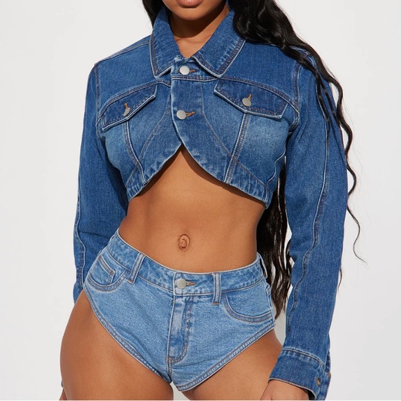 Denim Bolero Jacket - Picture 4 of 4